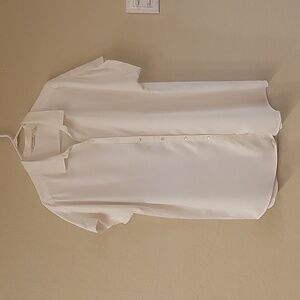 White Soft Surroundings unstructured shirt
